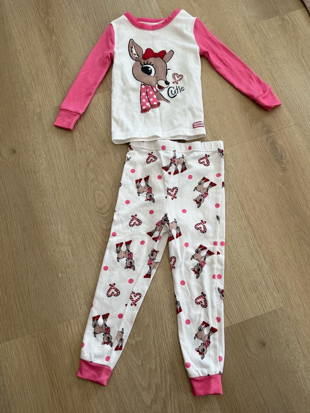Rudolph the red nose reindeer Pajamas 2 piece set